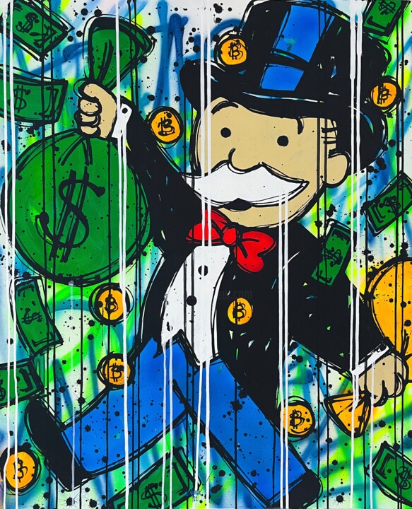 Financial freedom 绘画, 43.3x35.4 in