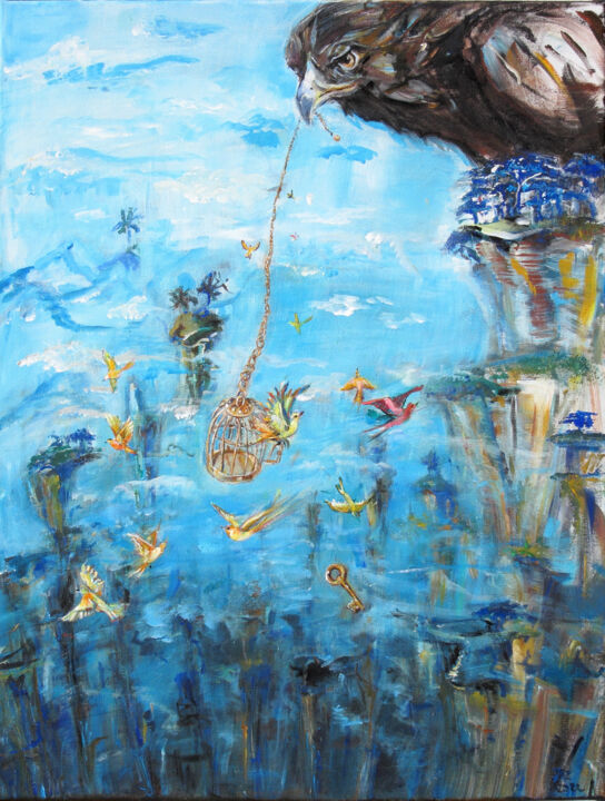 Nad przepaścią 绘画, 31.5x23.6 in