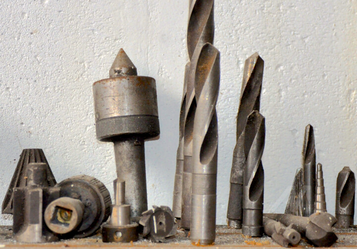 Dans un garage de mécanique auto