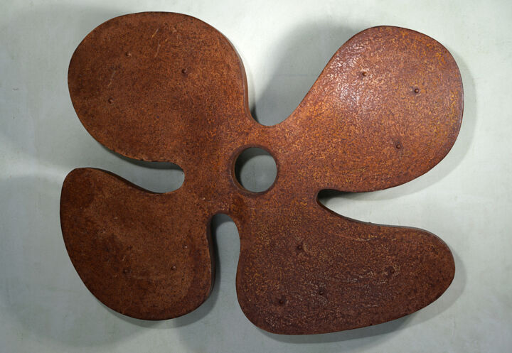 Sculptuur getiteld "Fly!" door Pavlovskydesign Metal And Painting, Origineel Kunstwerk, Metalen