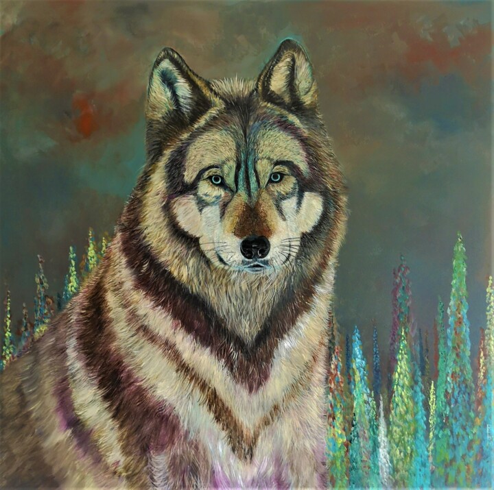 Instinct 绘画, 39.4x39.4 in