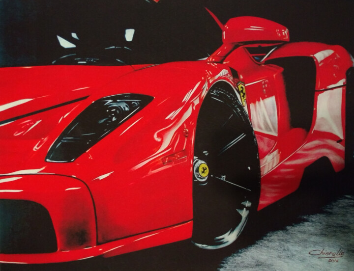 FERRARI ENZO 图画, 19.7x27.6 in