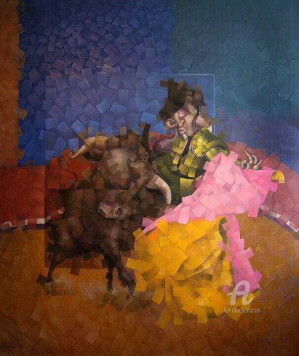 绘画,  78.7x70.9 in 