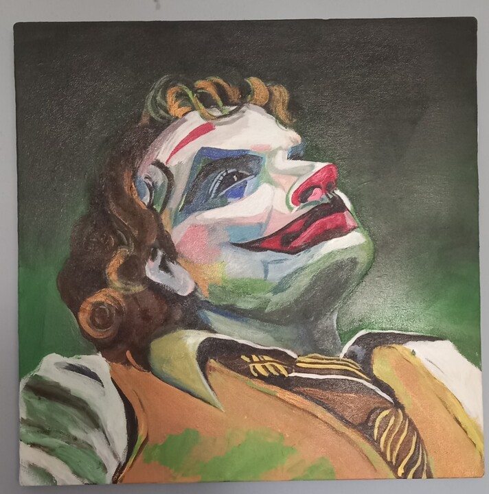 绘画 标题为“the dream of joker” 由Yasemin Nilüfer Ateş, 原创艺术品, 丙烯
