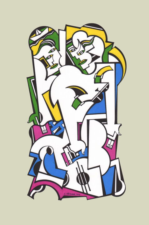 Andrographie N° 94027 图画, 16.5x11 in