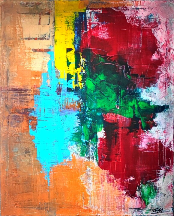 Faux semblant 绘画, 39.4x31.9 in