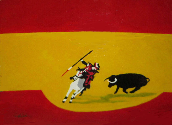 Spain 绘画, 24x36 in