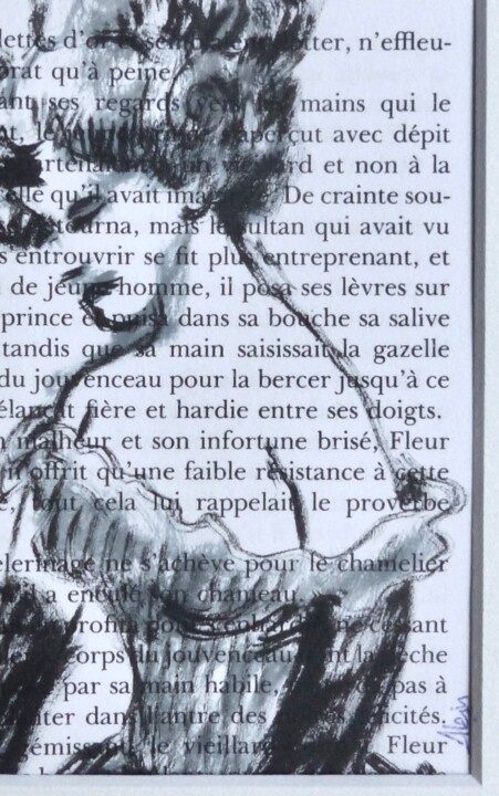 Verger des caresses /02 图画, 5.5x3.9 in