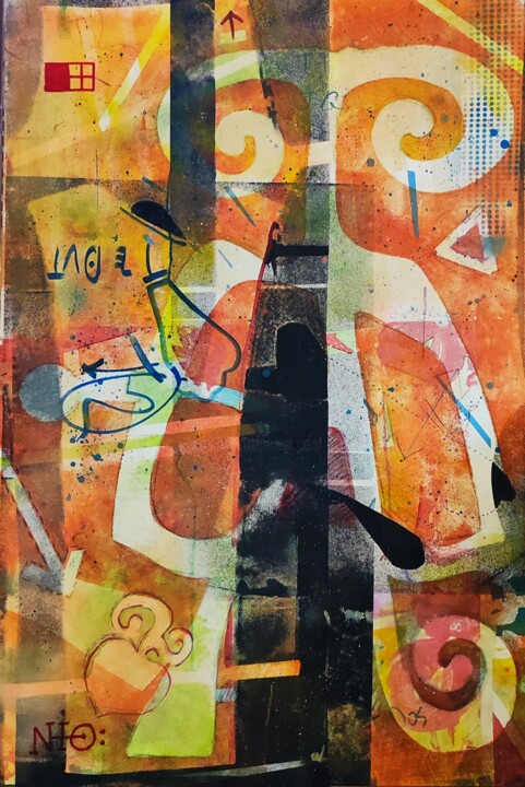 niotype 5 绘画, 48x34.7 in