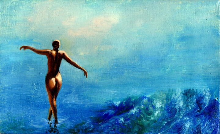 Freedom! / Свобода! 绘画, 5.5x9.1 in