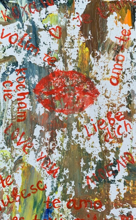 Valentine’s Day 绘画, 5.9x3.9 in