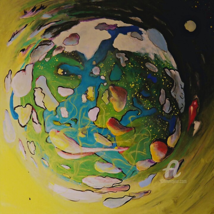 绘画,  39.4x39.4 in 