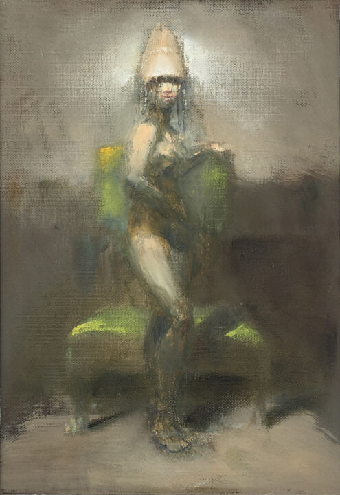 Medusa GORGONA 绘画, 11.8x8.3 in