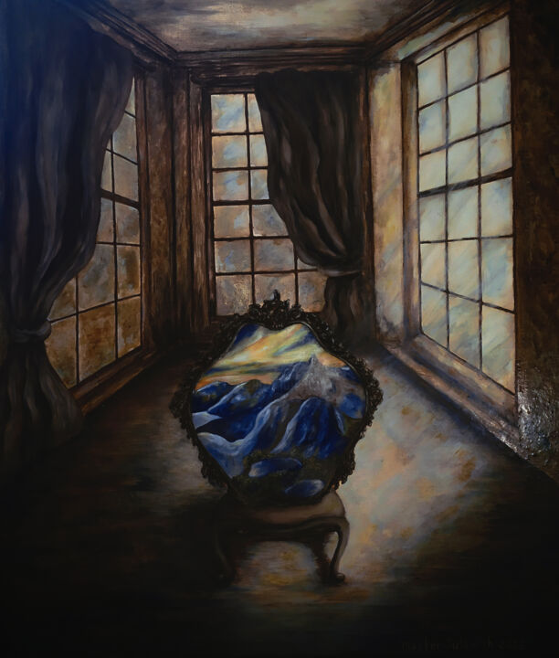 Freedom 绘画, 27.6x23.6 in