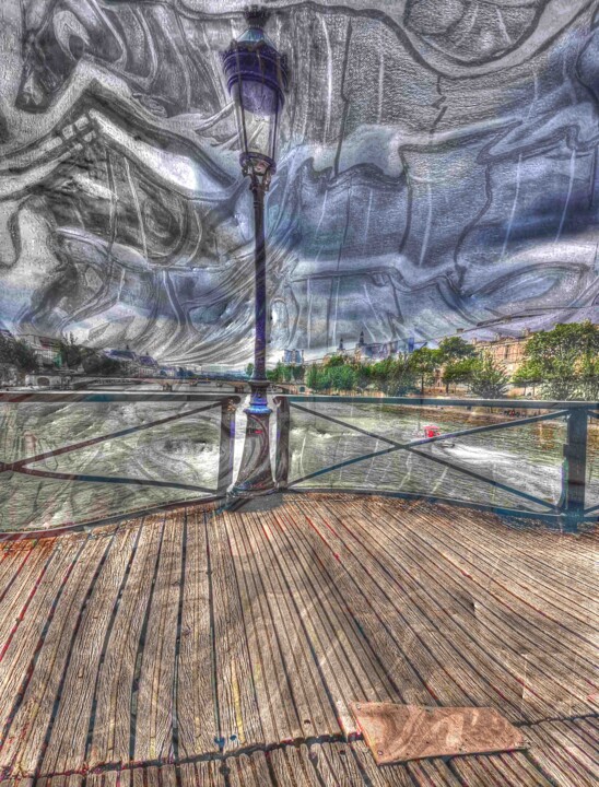 Pont des Arts Paris 数字艺术