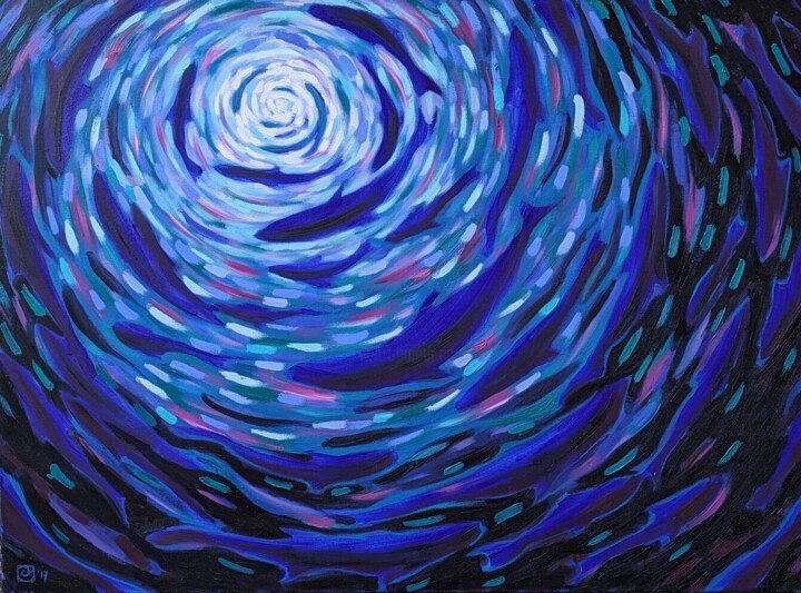 Oxygen IV 绘画, 27.6x39.4 in