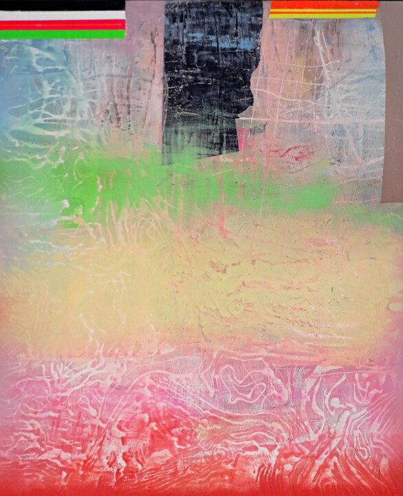 kiss 绘画, 47.2x39.4 in
