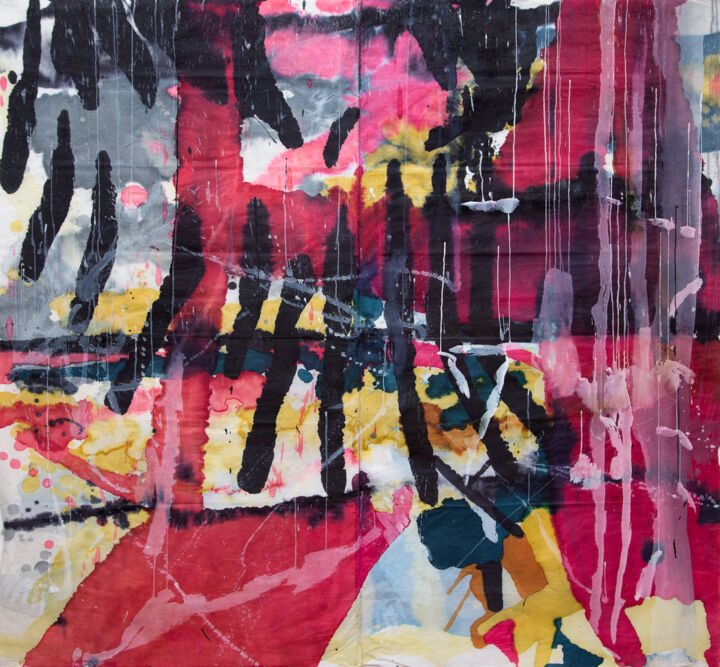 Malerei mit dem Titel "Number 049" von Ignacio Valdez, Original-Kunstwerk, Tinte