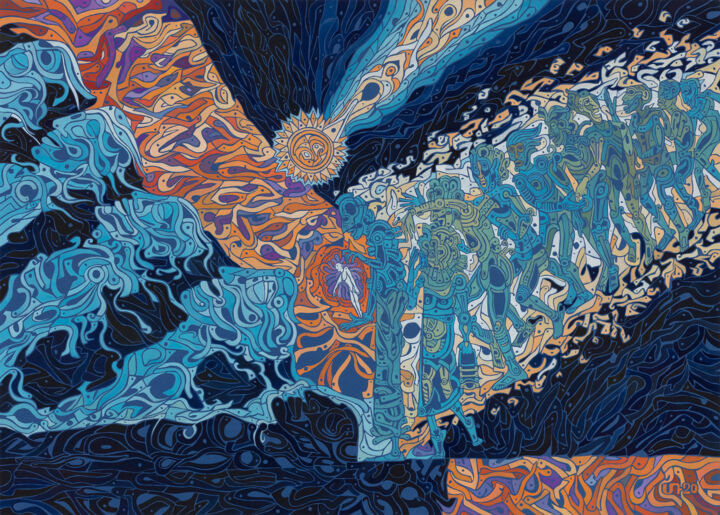 绘画,  19.7x27.6 in 