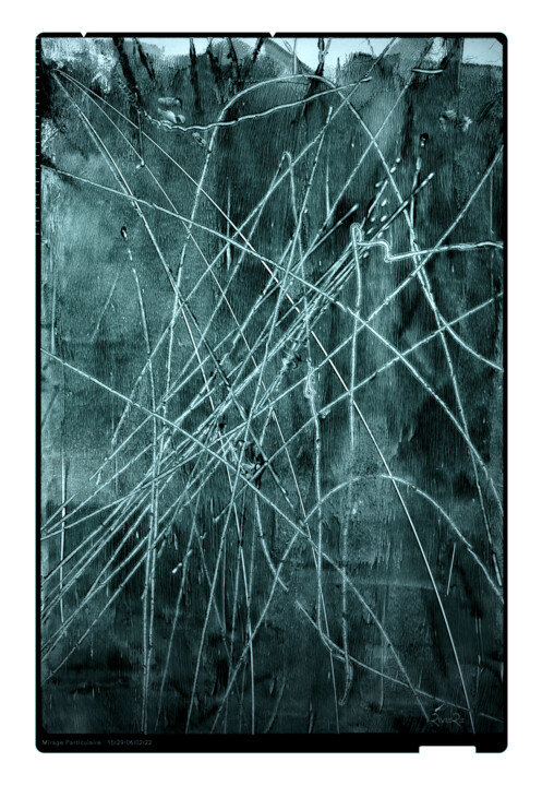 Photographie intitulée "Mirage Particulaire…" par Fabrice Rivière, Œuvre d'art originale, Photographie manipulée