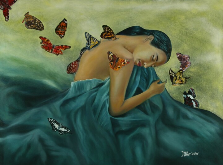 Metamorphosis 绘画, 11.8x15.8 in