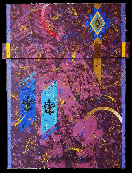 Anges Fidéles 绘画, 49.2x37.8 in