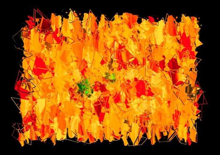 TABLEAU DE PEINTURE DE VERRE 数字艺术
