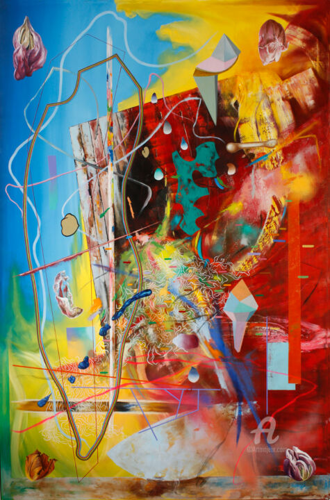 绘画,  73.6x49.6 in 