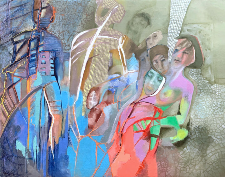 Nad nami szare niebo 绘画, 31.5x39.4 in