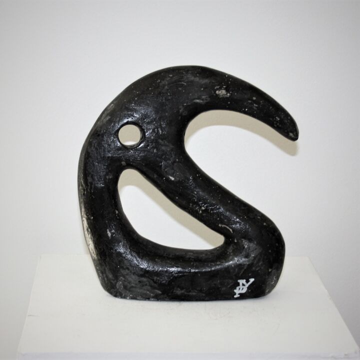 雕塑,  7.5x7.1 in 
