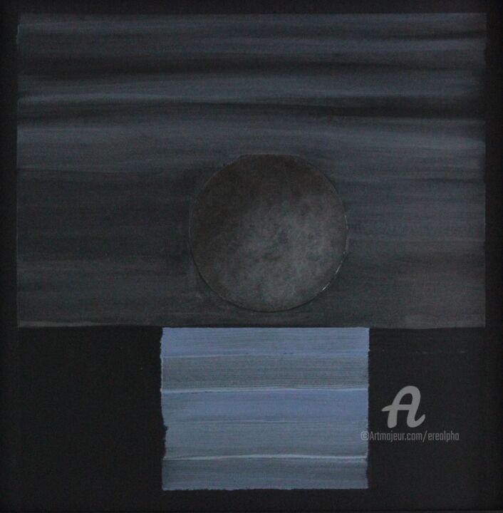 Painting titled "Objet Mental" by Erealpha, Original Artwork, Acrylic