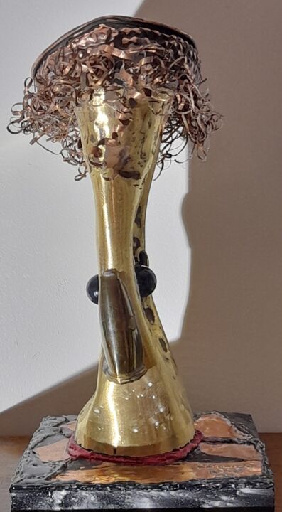 " L'étranger " 雕塑, 13x5.1 in