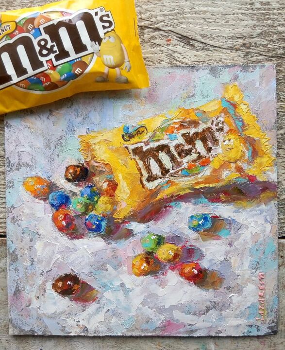 絵画 M&M M&M's, Painting by Valerie Lazareva | ArtMajeur