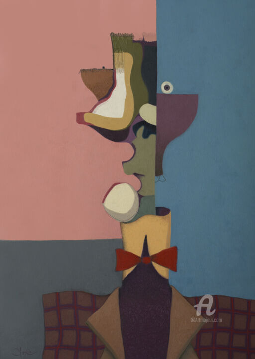 Waiter 绘画, 24.8x17.7 in