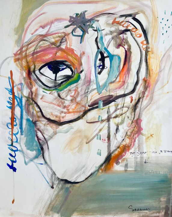 PORTRAIT №5 绘画, 39.4x31.5 in