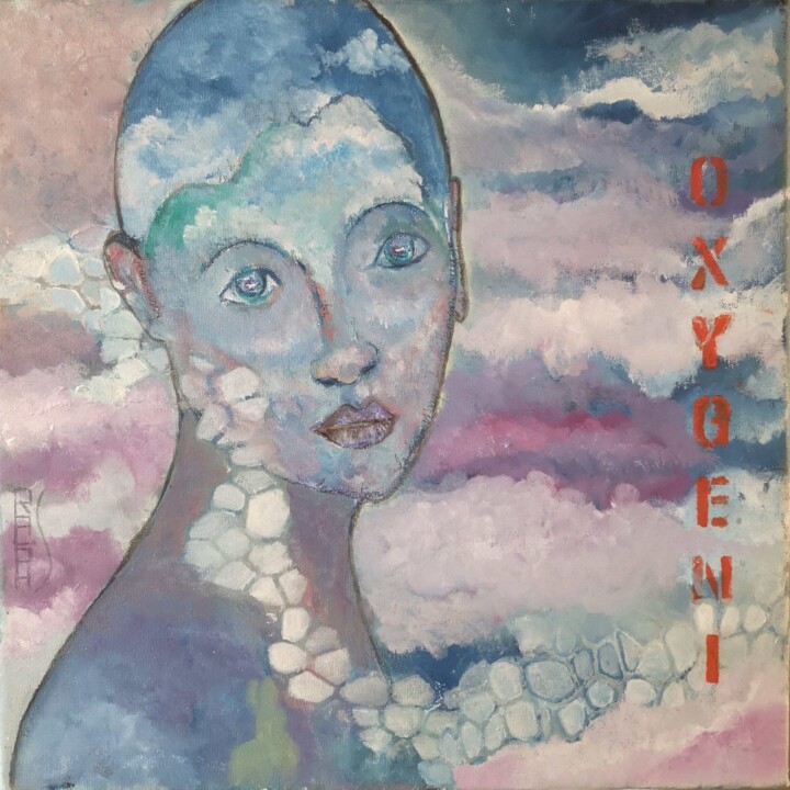 Peinture intitulée "OXYGENI" par Ralph.S, Œuvre d'art originale, Huile