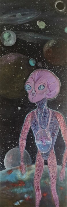 Peinture intitulée "Un nouveau départ" par Ralph.S, Œuvre d'art originale, Huile