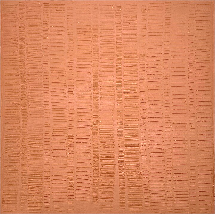 绘画 标题为“TRIBAL TERRACOTTA” 由Gustaf Tidholm, 原创艺术品, 丙烯 安装在木质担架架上