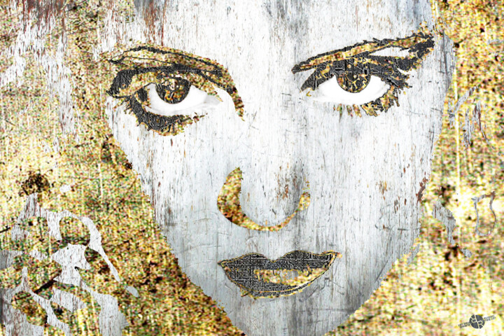 Silver Screen Bette Davis 2 绘画, 18x24 in