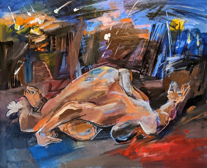 War / Ukraine: 2022 绘画, 16x20 in