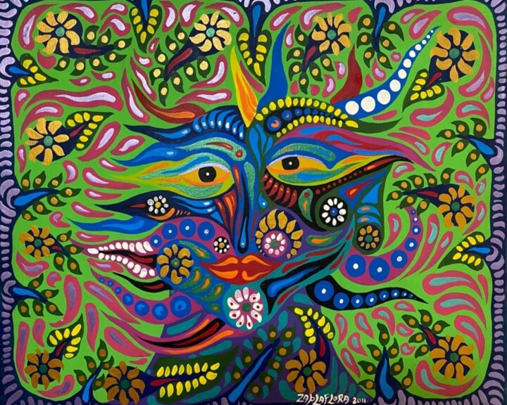 Photo Card from the Amazonia 绘画, 16.1x20.1 in