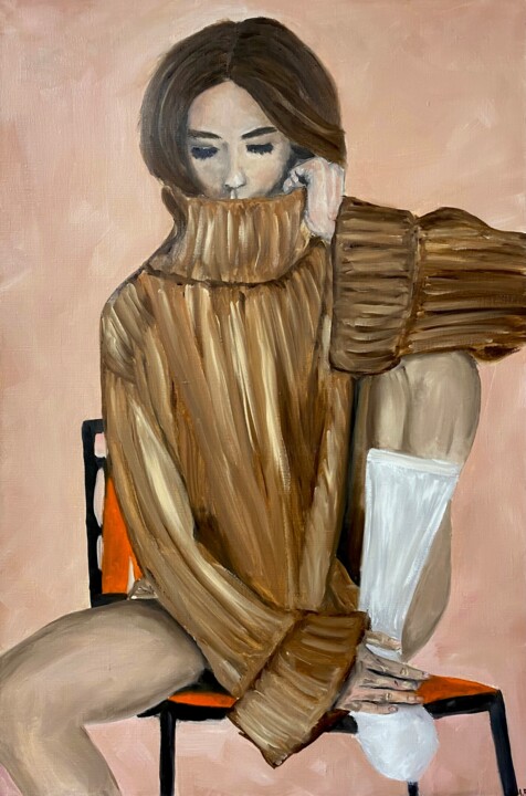 Pintura titulada "Warm" por Mariia Fedorova, Obra de arte original, Oleo