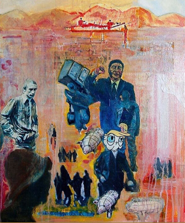 绘画,  32.7x25.6 in 