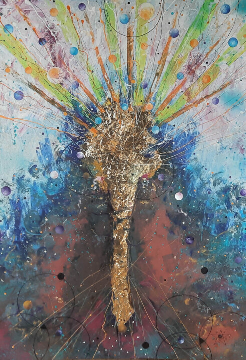TETRAGRAMMATON 绘画, 39.4x27.6 in
