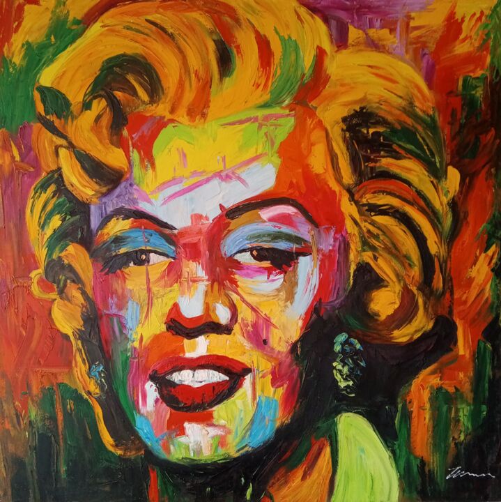 绘画 标题为“Marilyn Monroe acry…” 由Filip Petrovic, 原创艺术品, 丙烯
