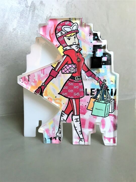 Penelope - Score 036 雕塑, 9.8x7.9 in