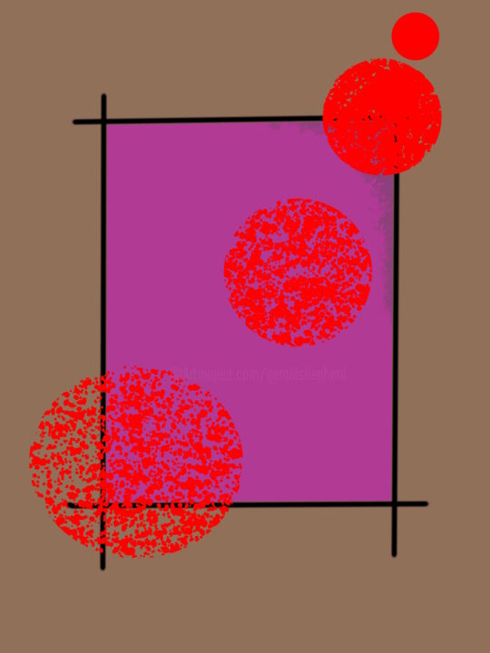 Digital Arts titled "Spoilt Abstract Dif…" by Gerald Shepherd F.F.P.S., Original Artwork, Digital Painting