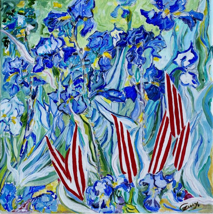Viking Van Gogh par Sylvie Czasny 绘画