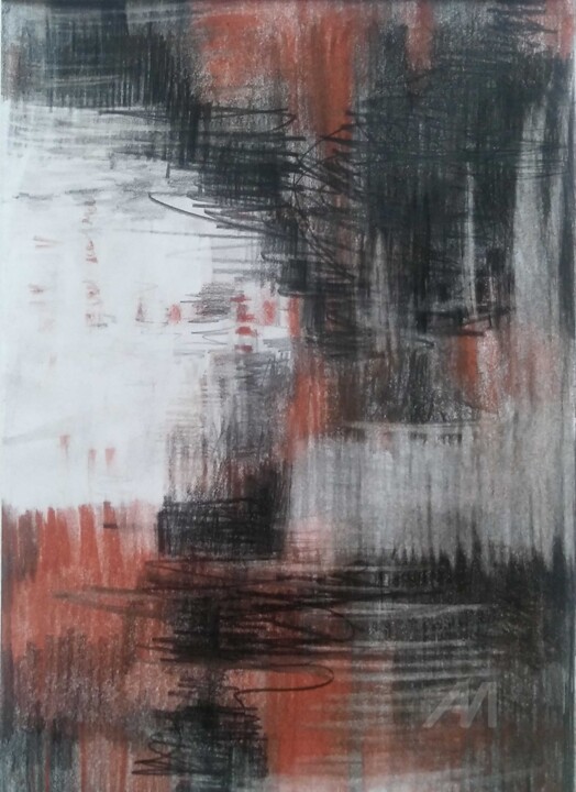 "New reality" №1. 图画, 11.4x8.3 in