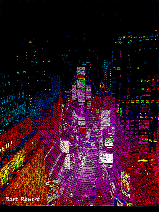 Night in New York 数字艺术